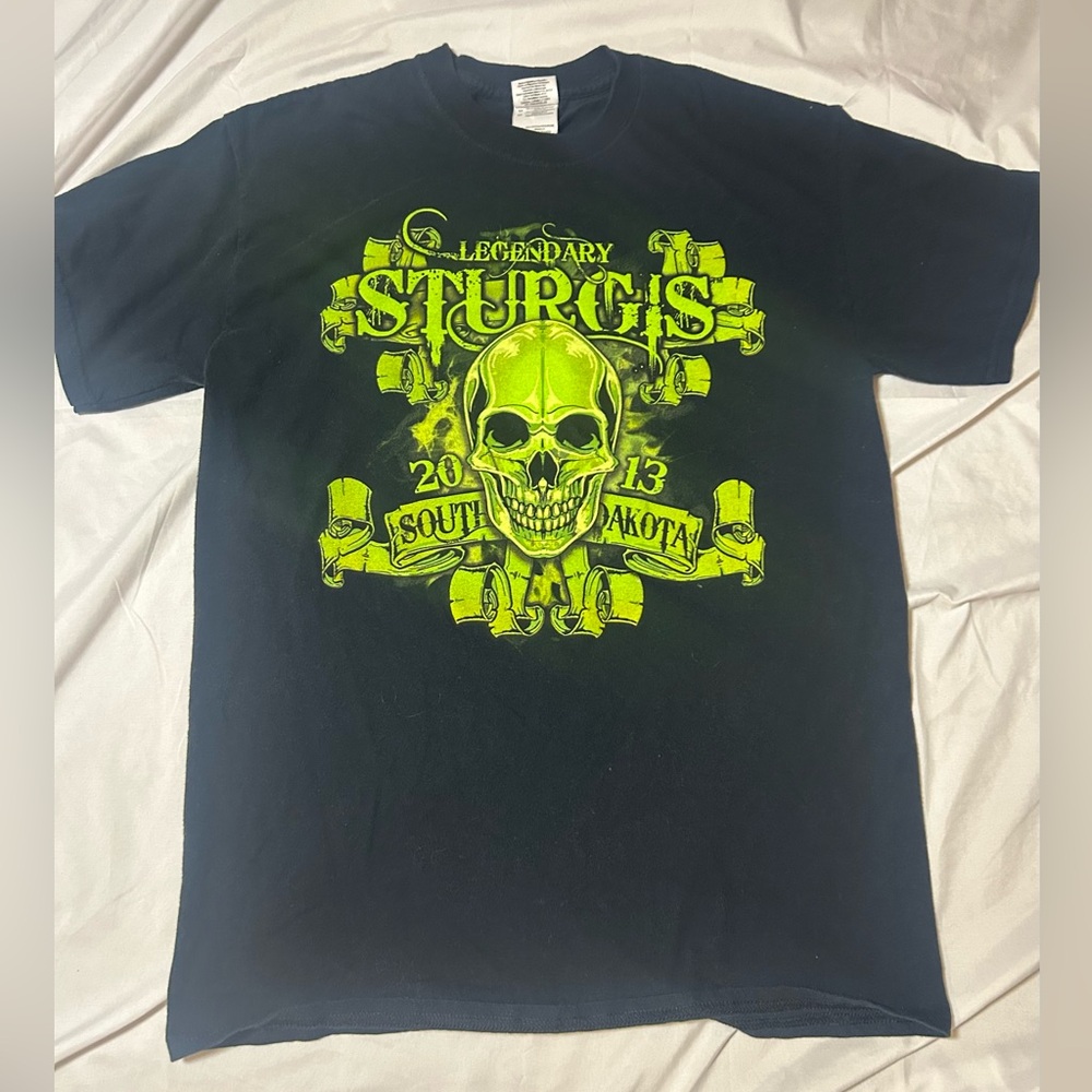 Sturgis Bike Rally South Dakota 2013 Black Tshirt Gildan M